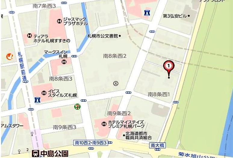 サービスアパ―トメントsapporo中島公園1Ldk802 Lejlighed Eksteriør billede